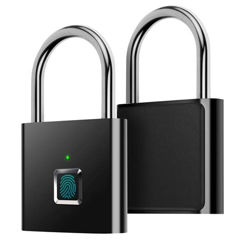 AICase Fingerprint Padlock Ultra Light One Touch Open Fingerprint Lock ...