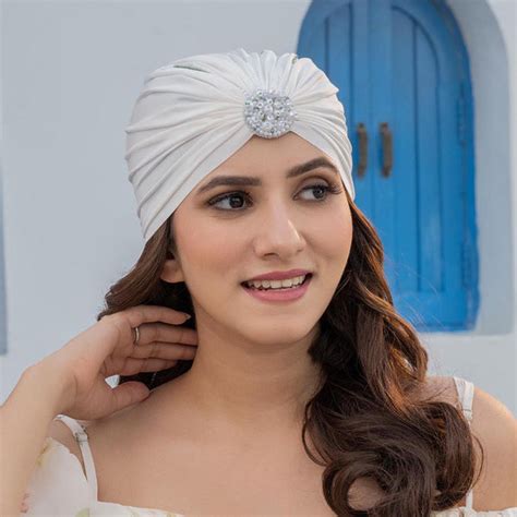 Off White Turban – Hair Drama Company
