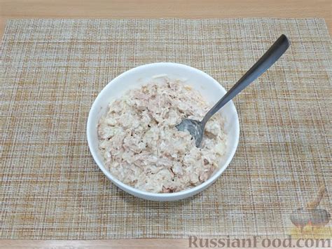 Рецепт: Форшмак из консервированного тунца на RussianFood.com