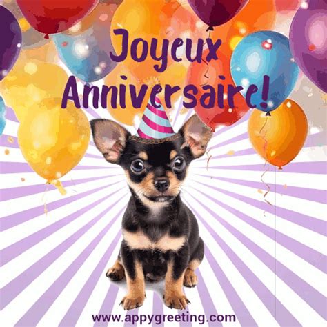 Joyeux anniversaire gif - AppyGreeting