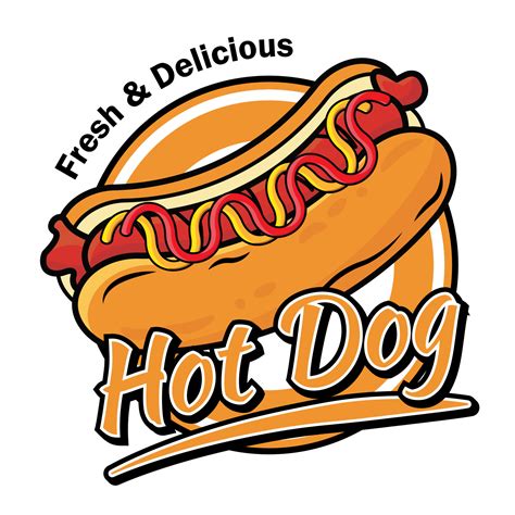 Hot Dog Sausage Vector