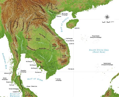 Indochina Peninsula Map