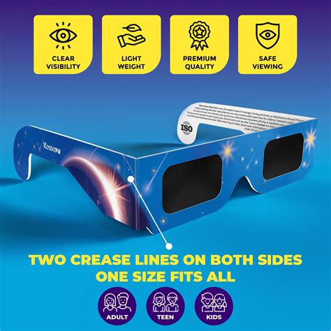 Snapklik.com : Solar Eclipse Glasses Approved 2024, 6 Pack Solar ...