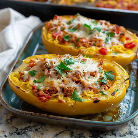 Delicious Stuffed Spaghetti Squash A Flavor Packed Delight