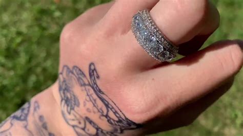 White Gold Spinning Ring