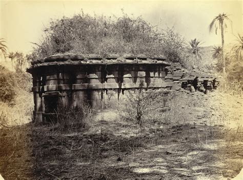 Temple near Lake, at Lonar - 1865 - Old Indian Photos