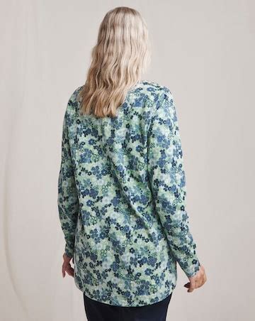 Julipa Button Shoulder Pure Cotton T-Shirt | Ambrose Wilson