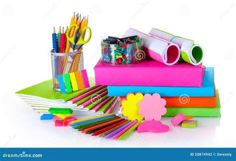 School Stationery Items 的图像结果