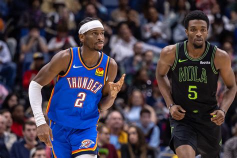 OKC Thunder vs New Orleans Pelicans predicted starting lineups and ...