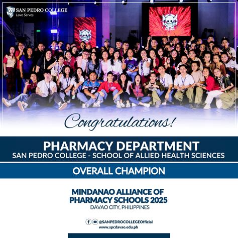 SPC PHARMACY DEPARTMENT HAS PROUDLY SECURED THE OVERALL CHAMPION TITLE ...
