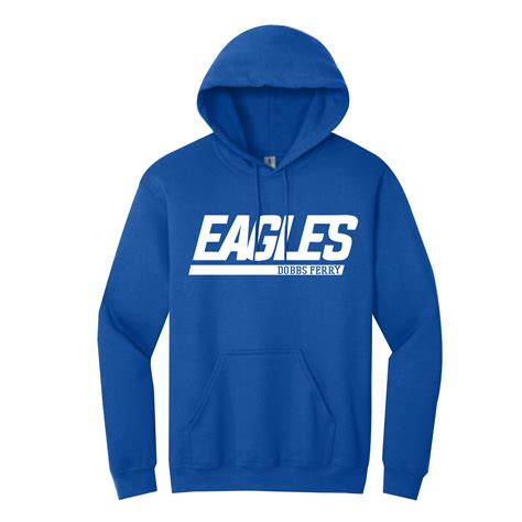 DF Football Eagles Hooded Sweatshirt, Royal - The League Brand