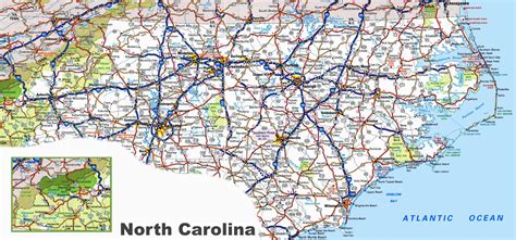 Map Of Virginia And North Carolina Cities | Virginia Map