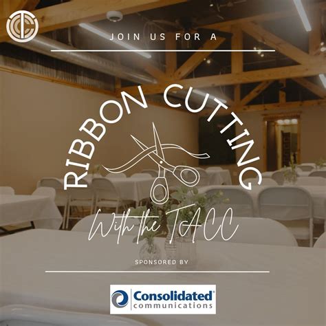 Ribbon Cutting with Tahlequah Event Venue, 123 N Muskogee Ave ...