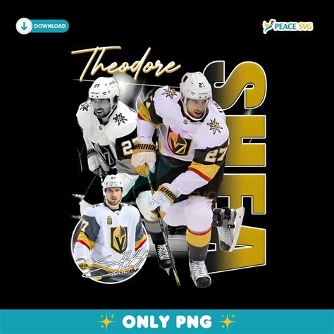 Shea Theodore Vegas Golden Knights Nhl Players PNG Digital Download | Peace SVG - who was willa in theo of golden