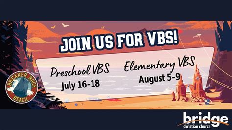 Elementary VBS - Breaker Rock Beach, 395 W 9th St, Dubuque, IA, United ...