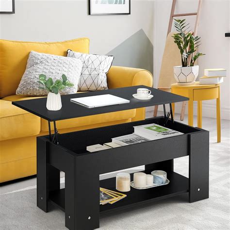 Buy Giantex Lift Top Coffee Table, Modern Cocktail Table w/Hidden ...