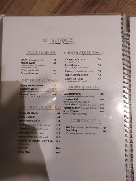 Menu at Lekshmi edibles Gourmet Restaurant, Kottarakkara