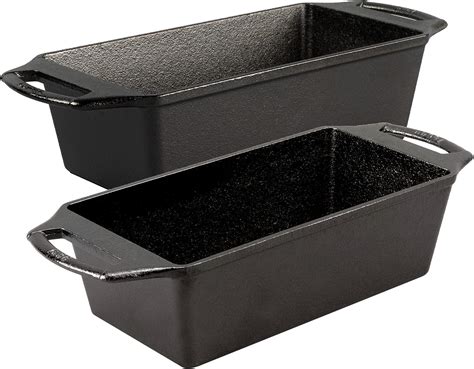 Lodge Cast Iron 2 Piece Loaf Pan Set : Amazon.ca: Home
