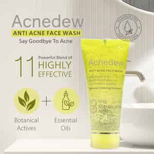 Buy ACNEDEW ANTI ACNE FACE WASH 3-WAY ACTION CLEANSER WITH GLYCOLIC ...