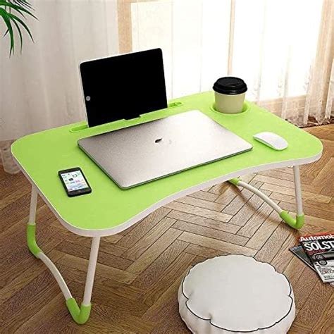 MAZK Wood Smart Standard Multi-Purpose Laptop Table With Dock Stand ...