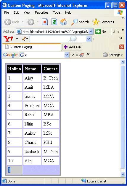 Primer DataGrid Web Python 的图像结果