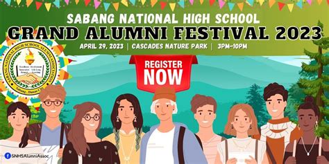 SNHS The GRAND ALUMNI FESTIVAL 2023, Cascades Nature Park, Palo, 29 ...