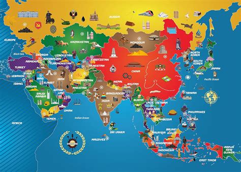 Buy Asia Map Puzzle – Map of Asia – Jigsaw Puzzle-Educational History ...