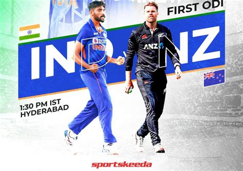 India vs New Zealand, 1st ODI: Toss result and playing XIs for today's ...