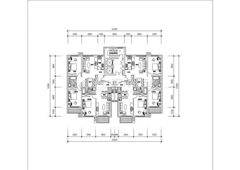 抚顺90平米高层户型详细建筑施工图_建筑施工图_土木在线