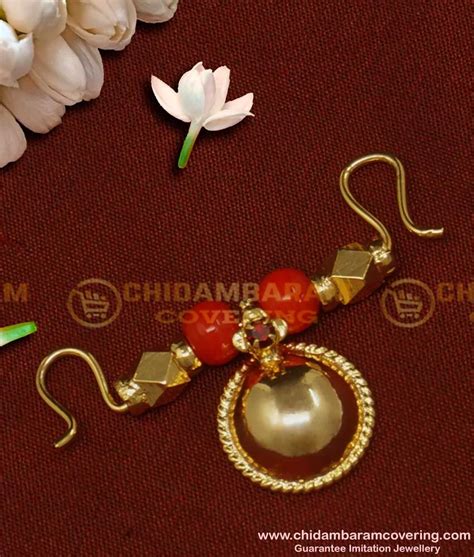 Buy Red Stone Telugu Thali Bottu With Gold Balls And Red Povala ...