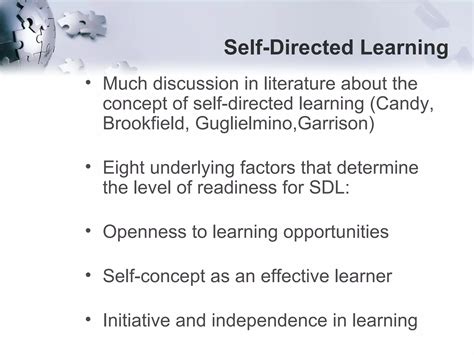 Image result for Staged Self-Directed Learning Model