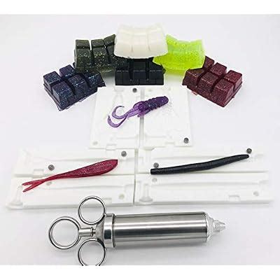 FusionX Fishing Lures INJEX Vital BASS Lure Making Kit - 3 Soft Plastic ...