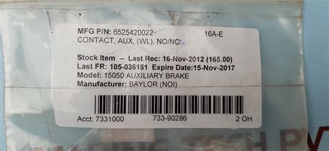 Joslyn clark 5m-065 auxiliary contact – Aeliya Marine Tech