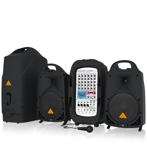 Behringer EUROPORT EPA900 Ultra-Compact 900-Watt 8-Channel Portable PA ...
