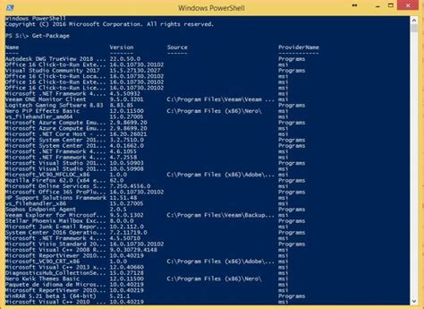Image result for Unexpected Package Windows PowerShell