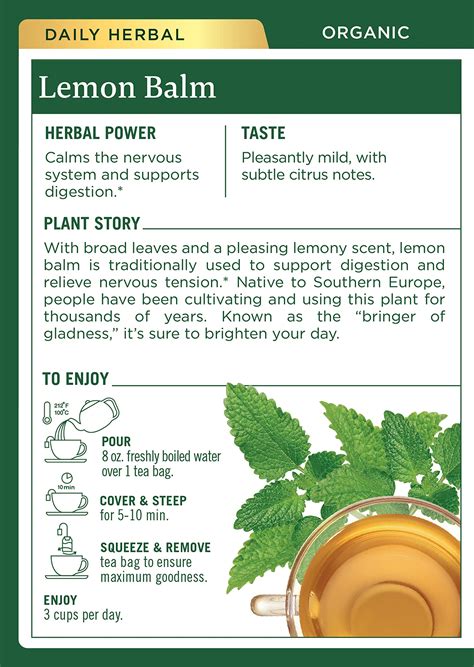 Lemon Balm Plant Uses