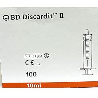 B.D Discardit Syringes 10ml : Amazon.in: Health & Personal Care