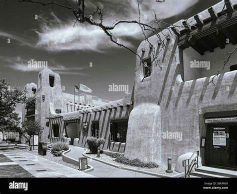 The architectural gem, The New Mexico Museum of Art, known for its ...