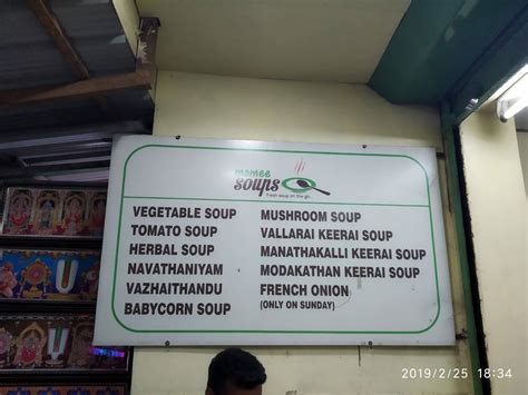 Menu at Mamee Soups West Mambalam, Chennai, 158