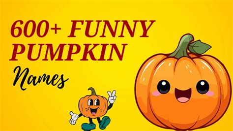 290+ Funny Pumpkin Names & Meanings (Unique Ideas)