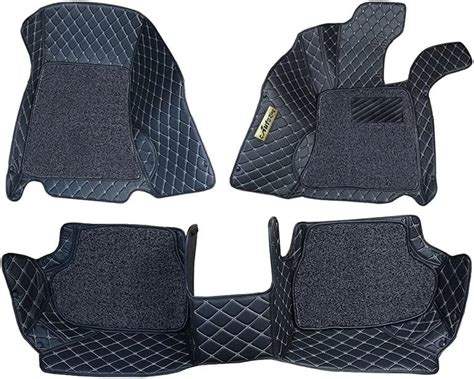AutoZing 7D Car Floor Mats for Xuv-300 | Luxury Leather Double Car ...