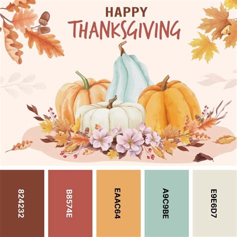 30 thanksgiving color palettes for rustic designs – Artofit