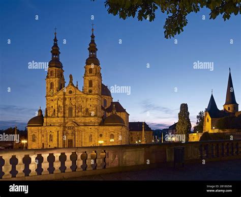 Cathedral of St. Salvator and St. Mary's Church in Fulda, Hesse ...