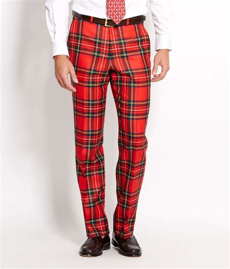 Shop Tartan Dress Pant at vineyard vines | Mens plaid dress pants, Mens ...