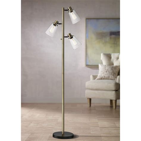 Lite Source Colinton Antique Brass 3-Light Metal Floor Lamp - #69M48 ...