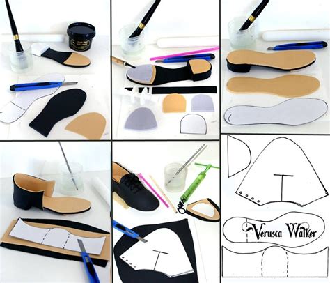 Image result for Doll Shoe Pattern