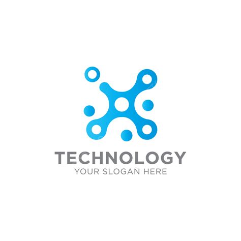 Technology Logo Design Vector Black/Color 的图像结果