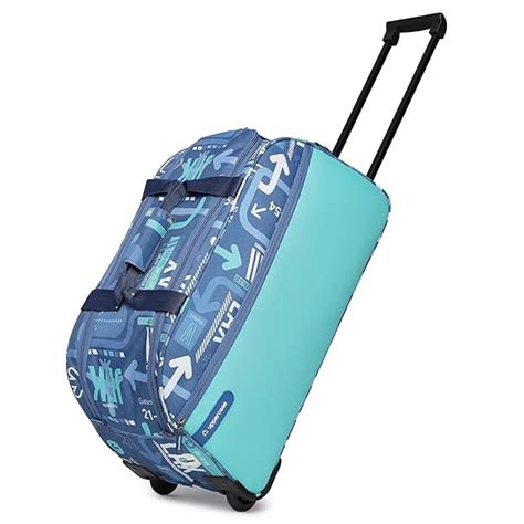Buy uppercase Polyester Jfk 62 Duffle Trolley Bag| Dust Resistant ...