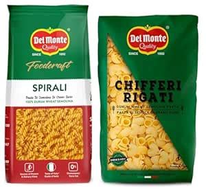 Del Monte Chifferi Pasta (Imported from Italy), 100% Durum Wheat ...