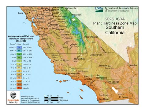 Map Of California Growing Zones